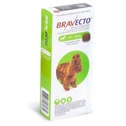 BRAVECTO® Tablet 500 mg - (10-20kg)