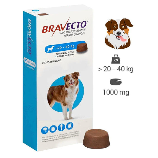 BRAVECTO® Tablet 1000 mg - (20-40kg)