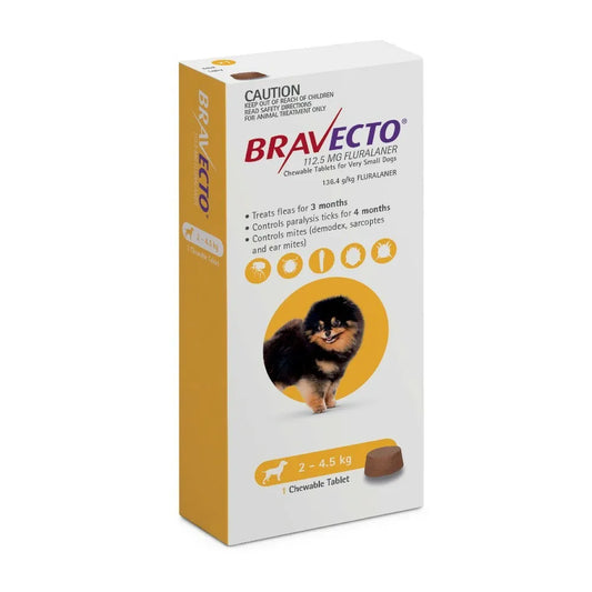 BRAVECTO® Tablet 112.5 mg - (2-4.5kg)